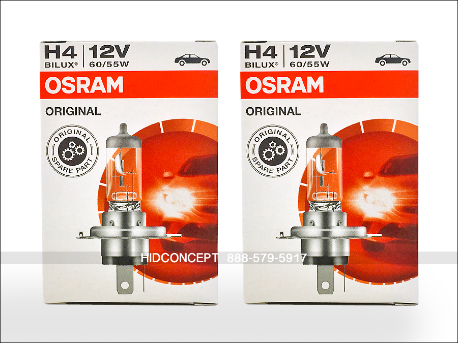 H4 Osram 64193 OEM BILUX Original Standard Halogen Bulbs – HID CONCEPT