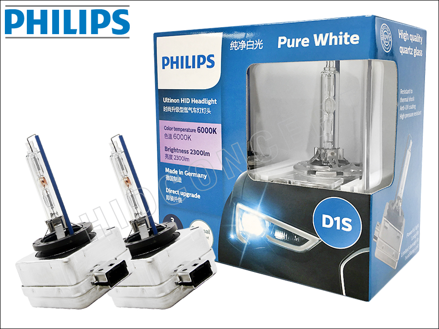 D1s Philips 6000k Ultinon Hid Xenon Headlight Bulbs Made