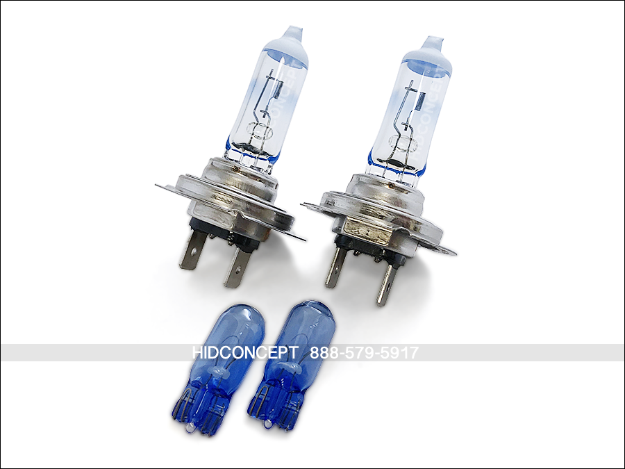 New H7 Philips White Vision Xenon Halogen Headlight Bulbs
