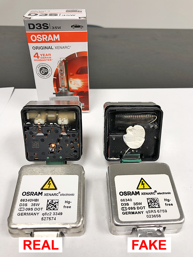 OSRAM D1S Xenarc Original OEM Germany Xenon Set of 2x Bulbs 4500K 66140,  66144